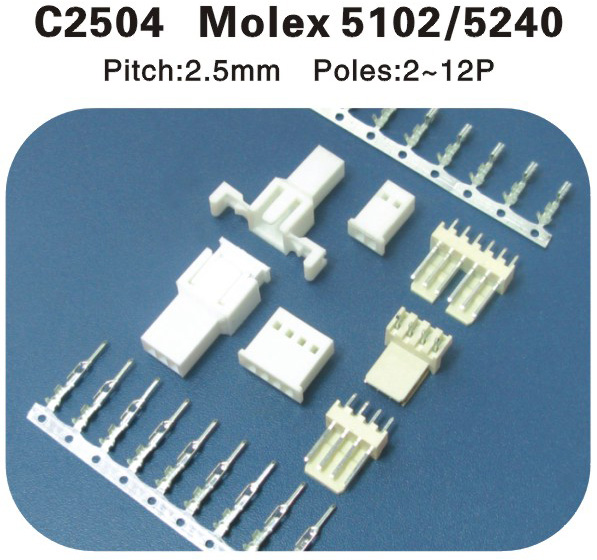  Molex5102 5240连接器 C2504